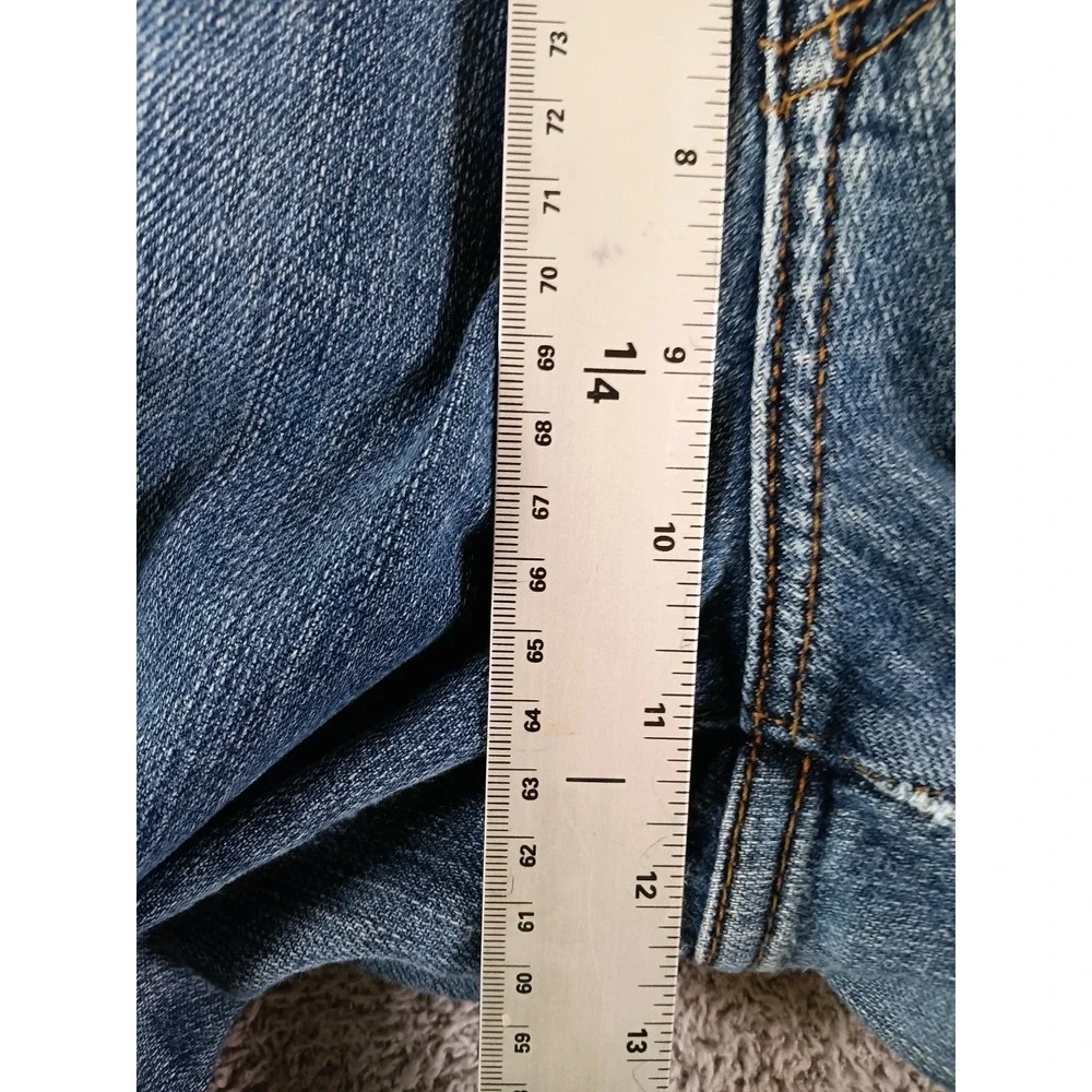 Lucky Brand Dungarees Bootcut Jeans Blue USA‎ Made Vintage Y2K Womens 33